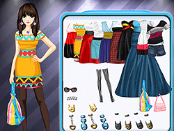 Tri-color Dresses - Girls - DOLLMANIA.COM