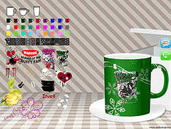 Coffee Mug Design - Girls - DOLLMANIA.COM