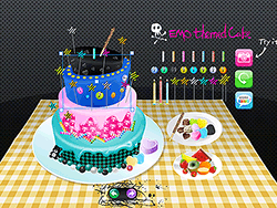 Emo Themed Cake - Girls - DOLLMANIA.COM