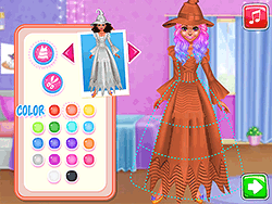 Princesses Witchy Dress Design - Girls - DOLLMANIA.COM