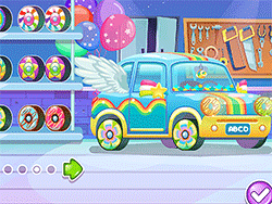 Decor: Rainbow Car