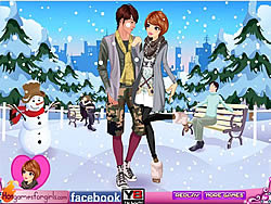 Winter Couple Dating