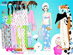 A Big Party Of Pajamas - Girls - Dollmania.com
