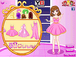 Pink Party Dress Up