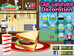 Club Sandwich Decoration