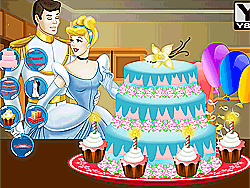 Cinderella Wedding Cake Decor