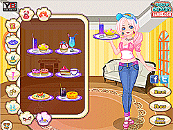 Cupcake Shop Maid Dressup