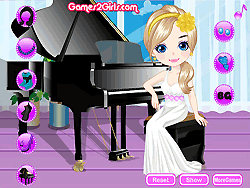 Girl Play the Piano