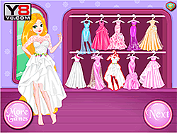 Blonde Princess Prom Salon