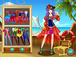 Pirate Girl Dress Up Flash