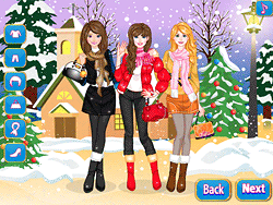 Dress Up Winter Friends - Girls - DOLLMANIA.COM