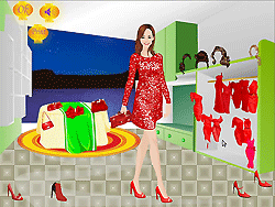 Red Hue Style Dressup
