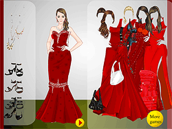 Red Fashion Dressup