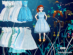 Blue Angel Flower Girl Dresses